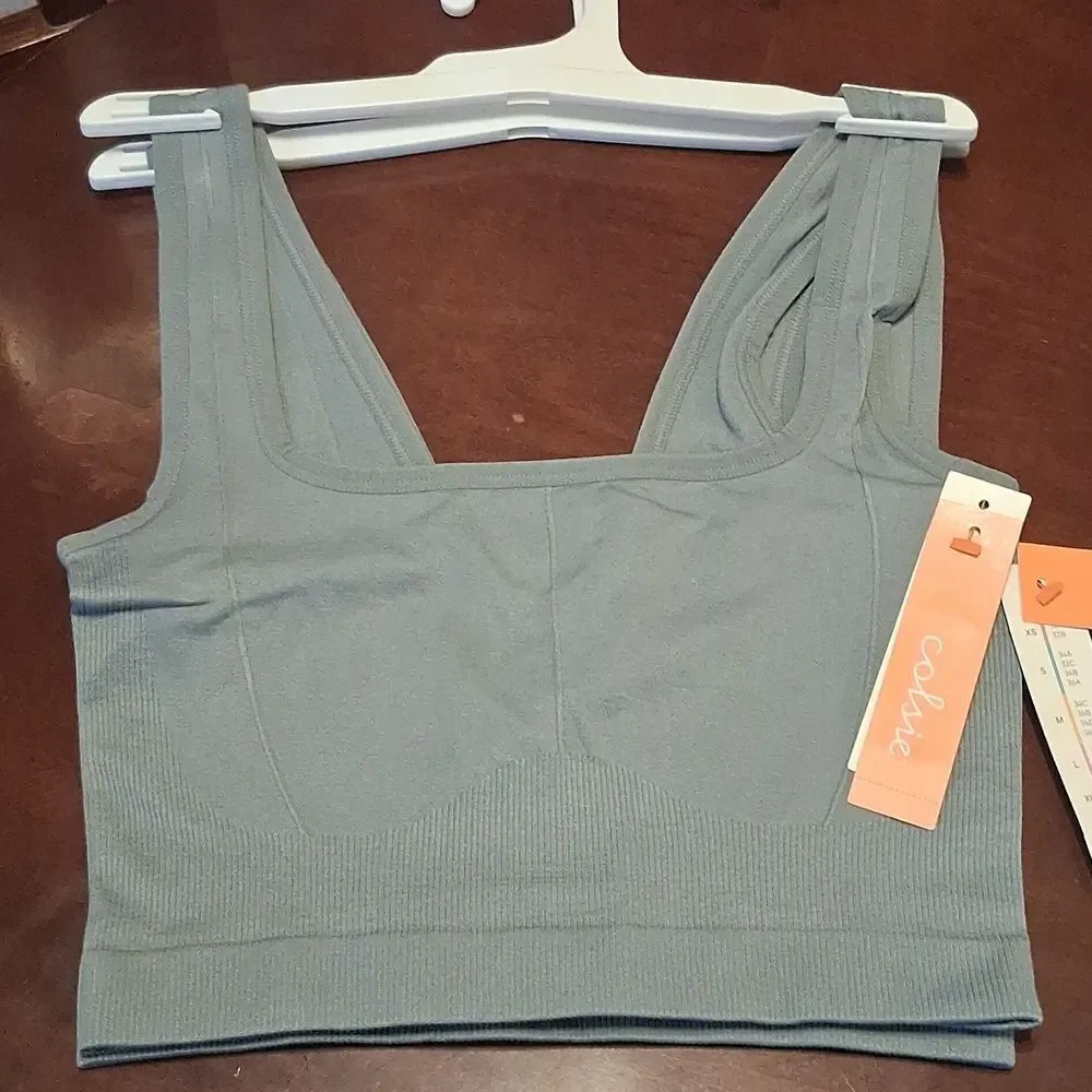 2 Gray Seamless Brami Colsie Small New With Tags